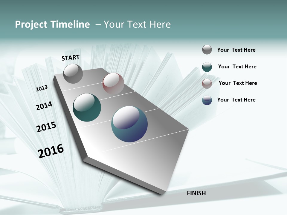 Textbook Teaching Archive PowerPoint Template