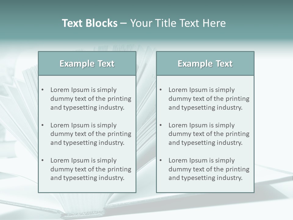 Textbook Teaching Archive PowerPoint Template