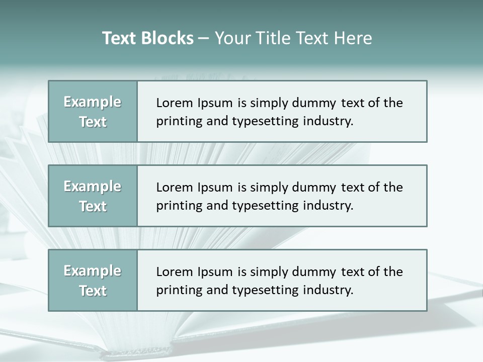 Textbook Teaching Archive PowerPoint Template