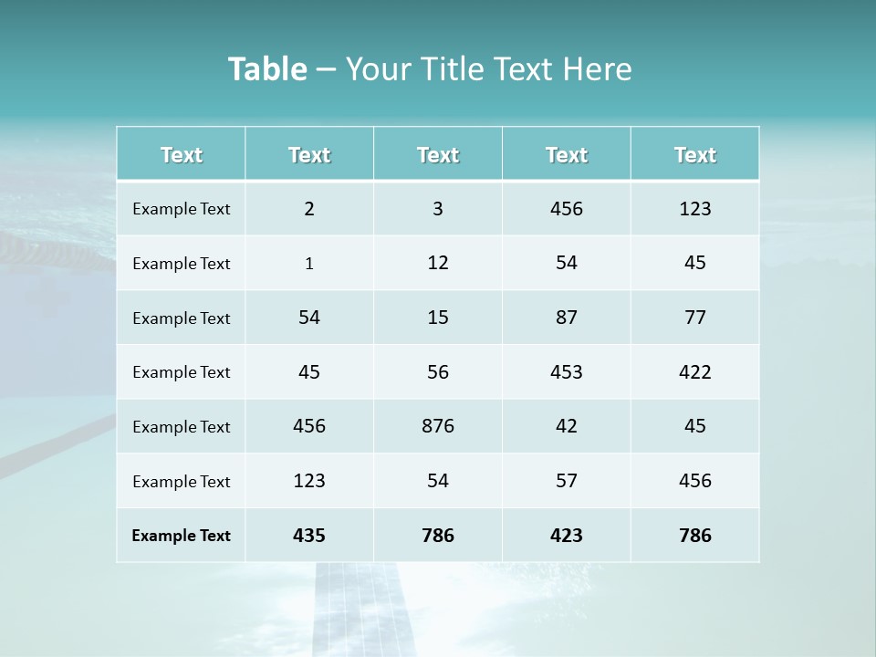 Fitness Skinny Bubble PowerPoint Template