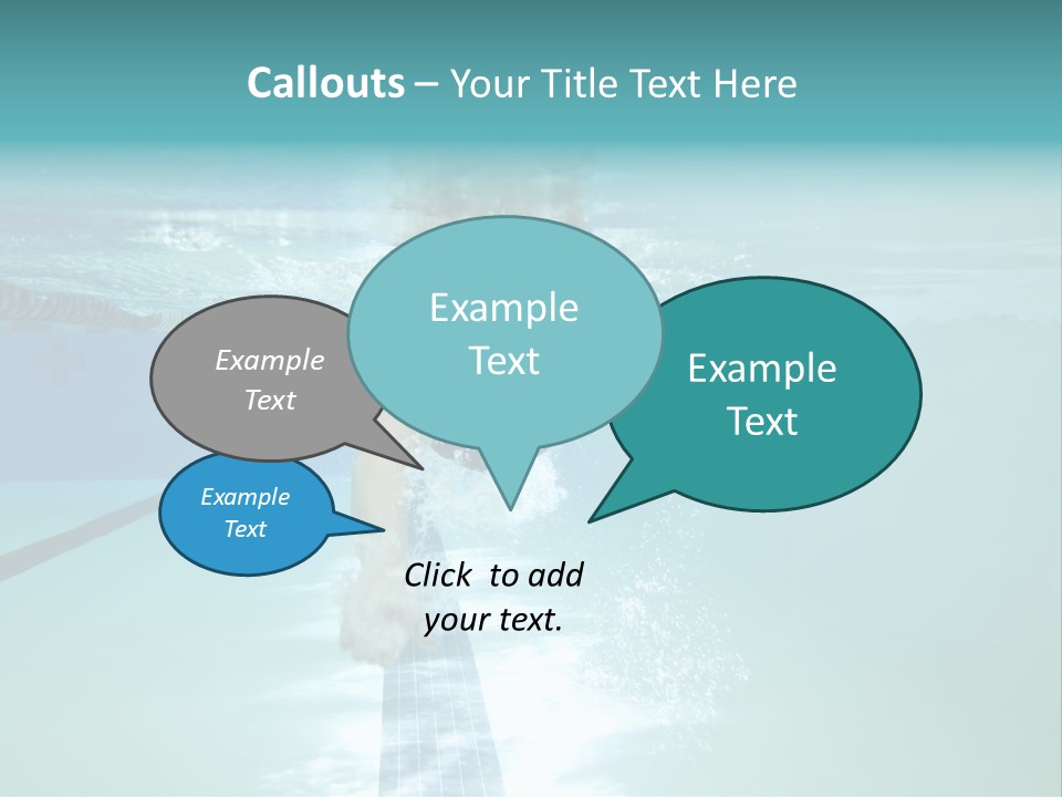 Fitness Skinny Bubble PowerPoint Template