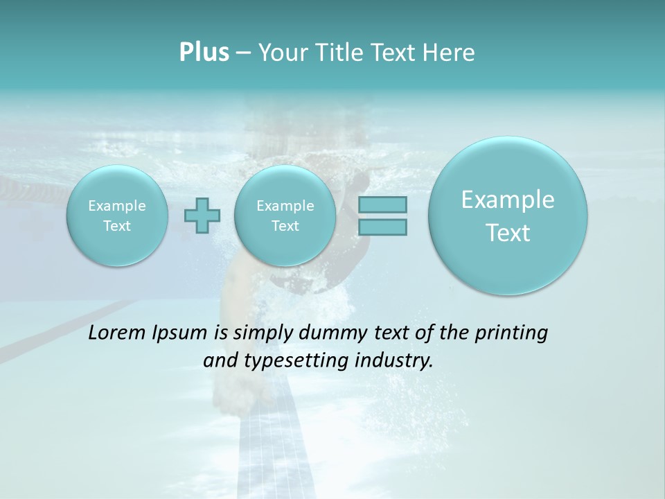 Fitness Skinny Bubble PowerPoint Template