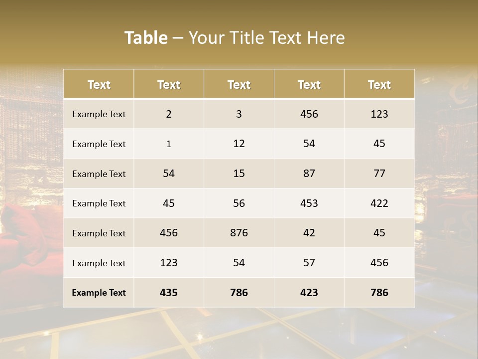 Club Coating Bead PowerPoint Template
