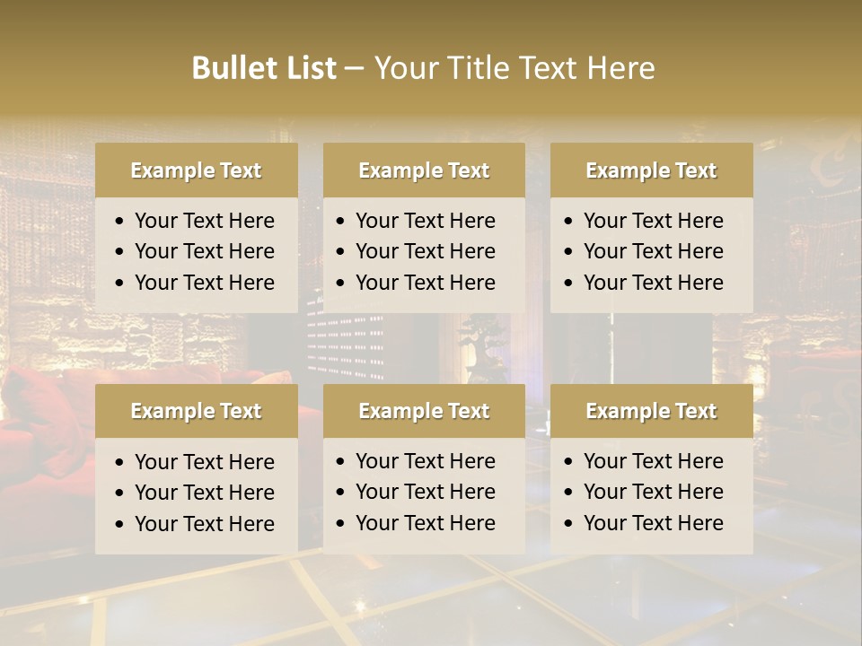 Club Coating Bead PowerPoint Template