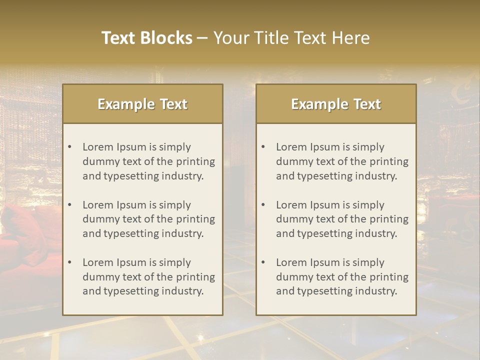 Club Coating Bead PowerPoint Template
