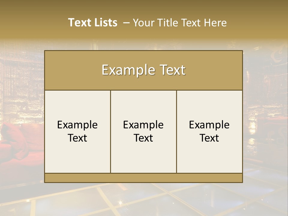 Club Coating Bead PowerPoint Template
