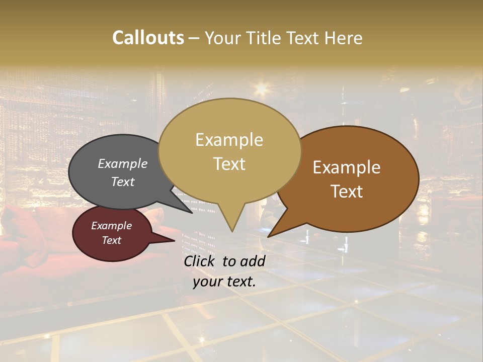 Club Coating Bead PowerPoint Template