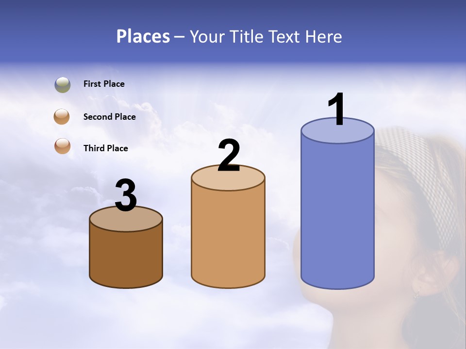 Girl Background Religion PowerPoint Template