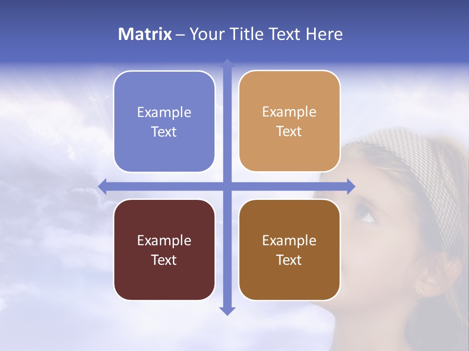 Girl Background Religion PowerPoint Template