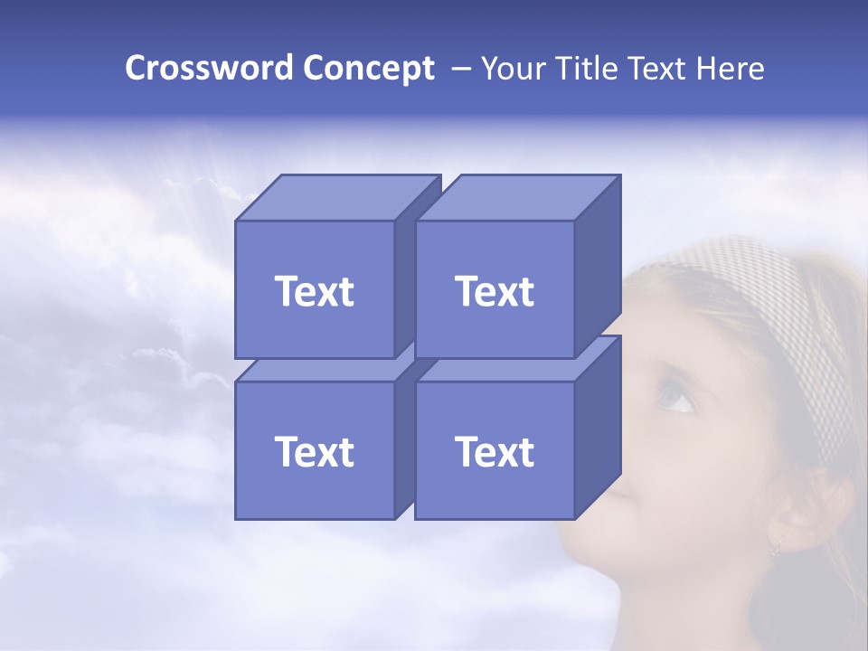 Girl Background Religion PowerPoint Template