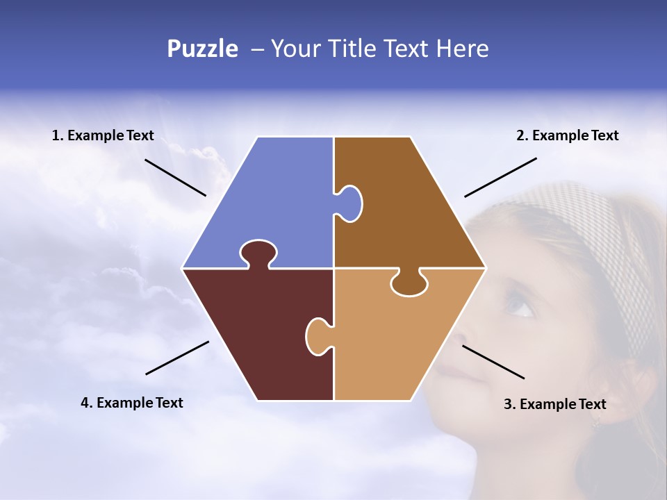 Girl Background Religion PowerPoint Template