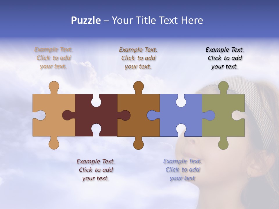 Girl Background Religion PowerPoint Template