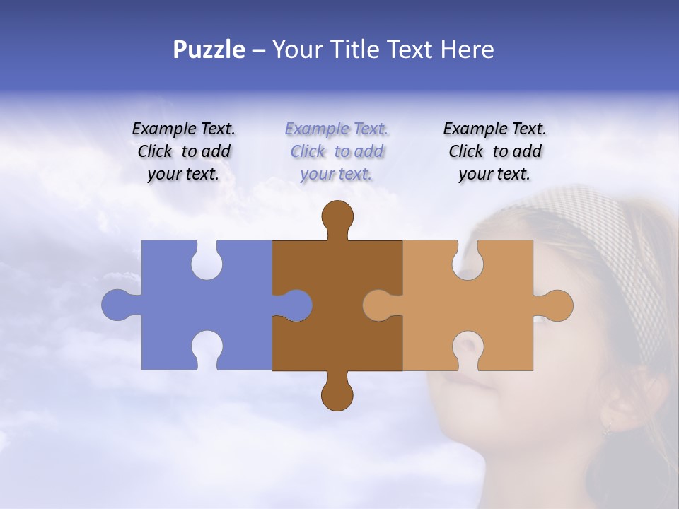 Girl Background Religion PowerPoint Template