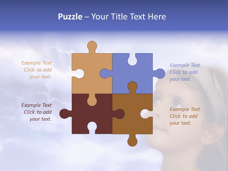 Girl Background Religion PowerPoint Template