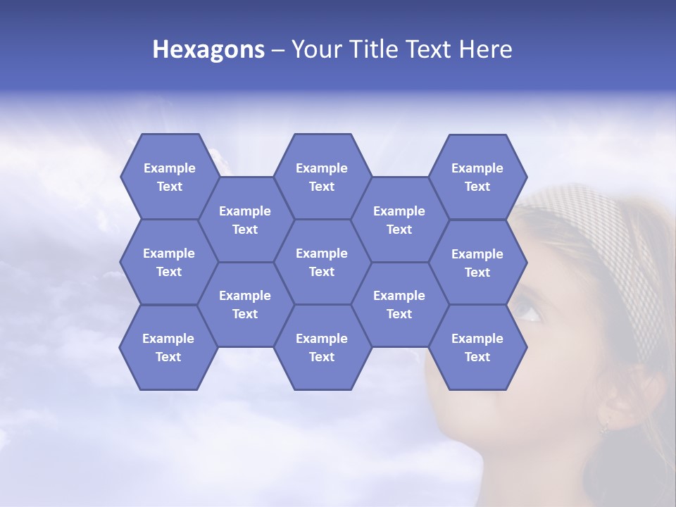 Girl Background Religion PowerPoint Template