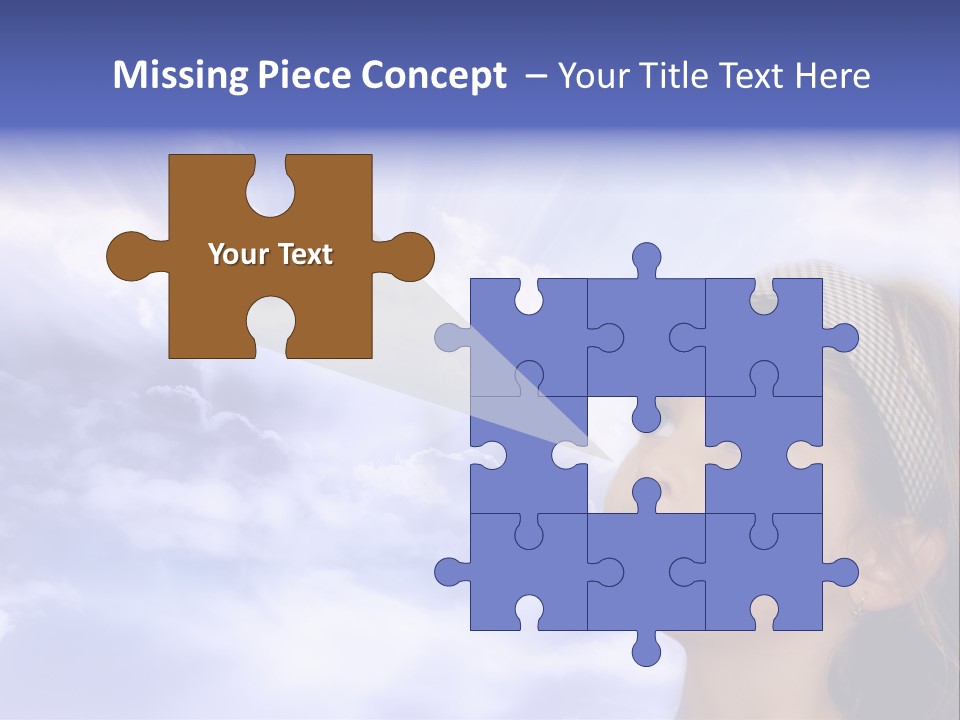 Girl Background Religion PowerPoint Template