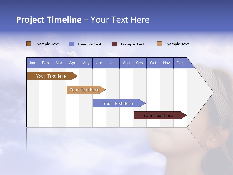 Girl Background Religion PowerPoint Template