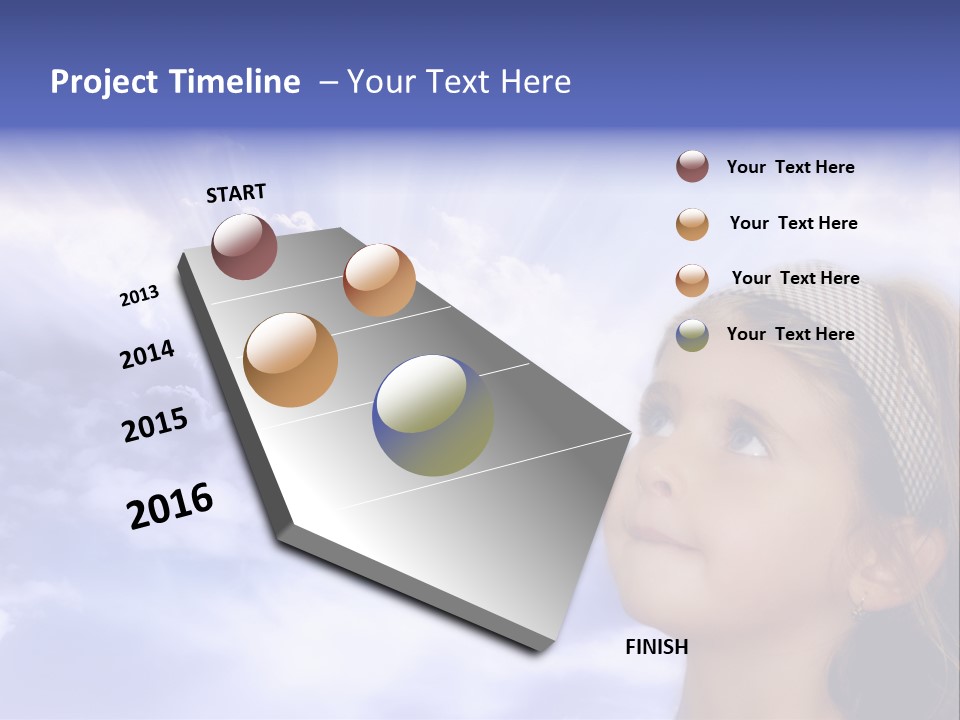 Girl Background Religion PowerPoint Template