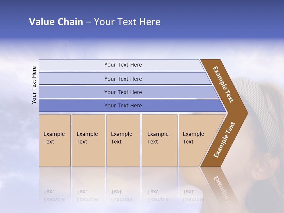 Girl Background Religion PowerPoint Template