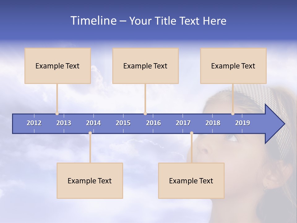 Girl Background Religion PowerPoint Template