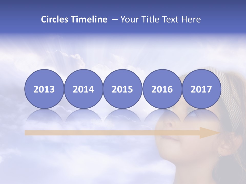 Girl Background Religion PowerPoint Template