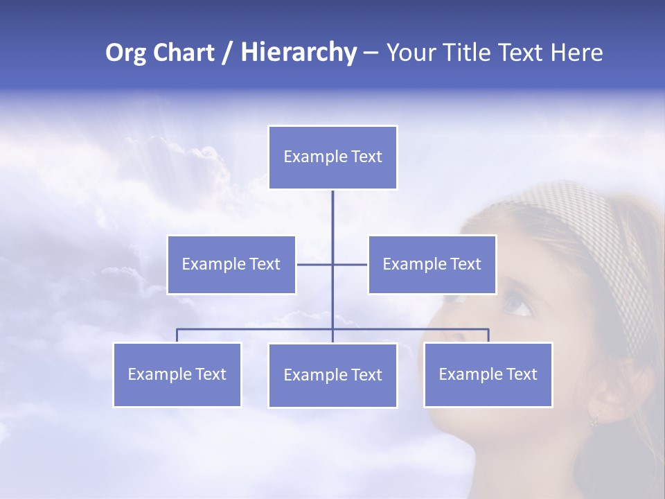 Girl Background Religion PowerPoint Template