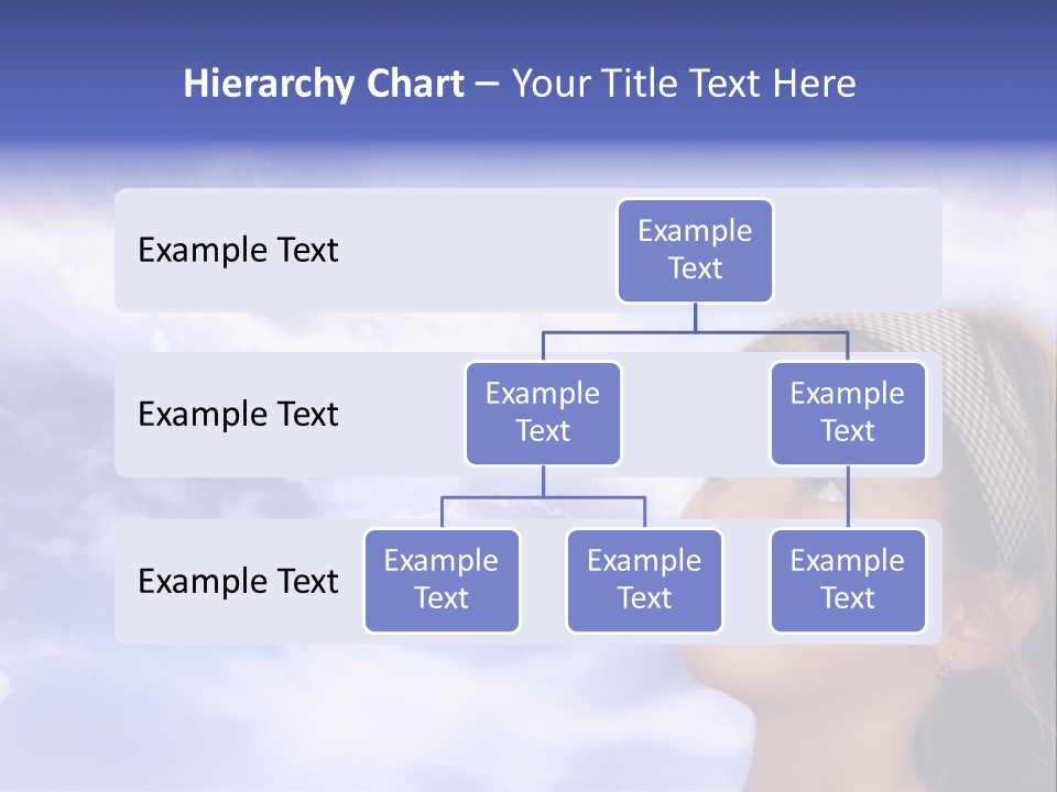 Girl Background Religion PowerPoint Template