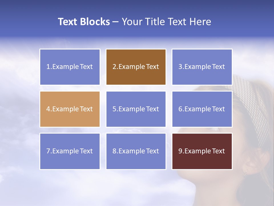 Girl Background Religion PowerPoint Template