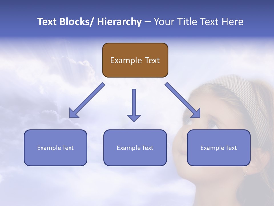 Girl Background Religion PowerPoint Template