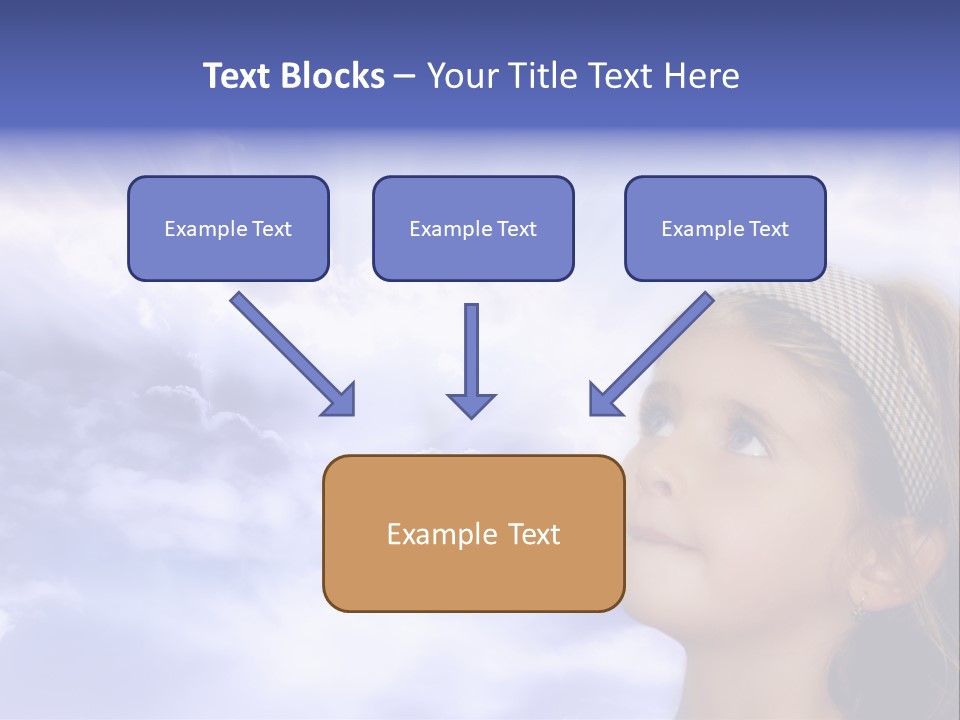 Girl Background Religion PowerPoint Template