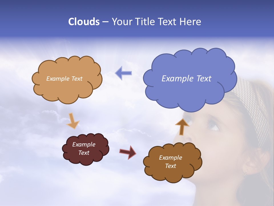 Girl Background Religion PowerPoint Template