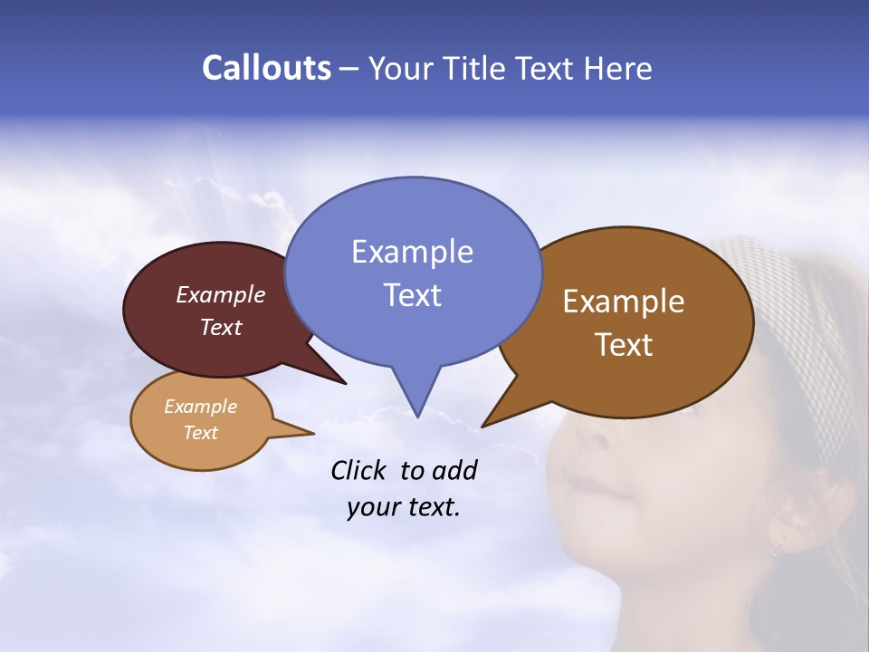 Girl Background Religion PowerPoint Template