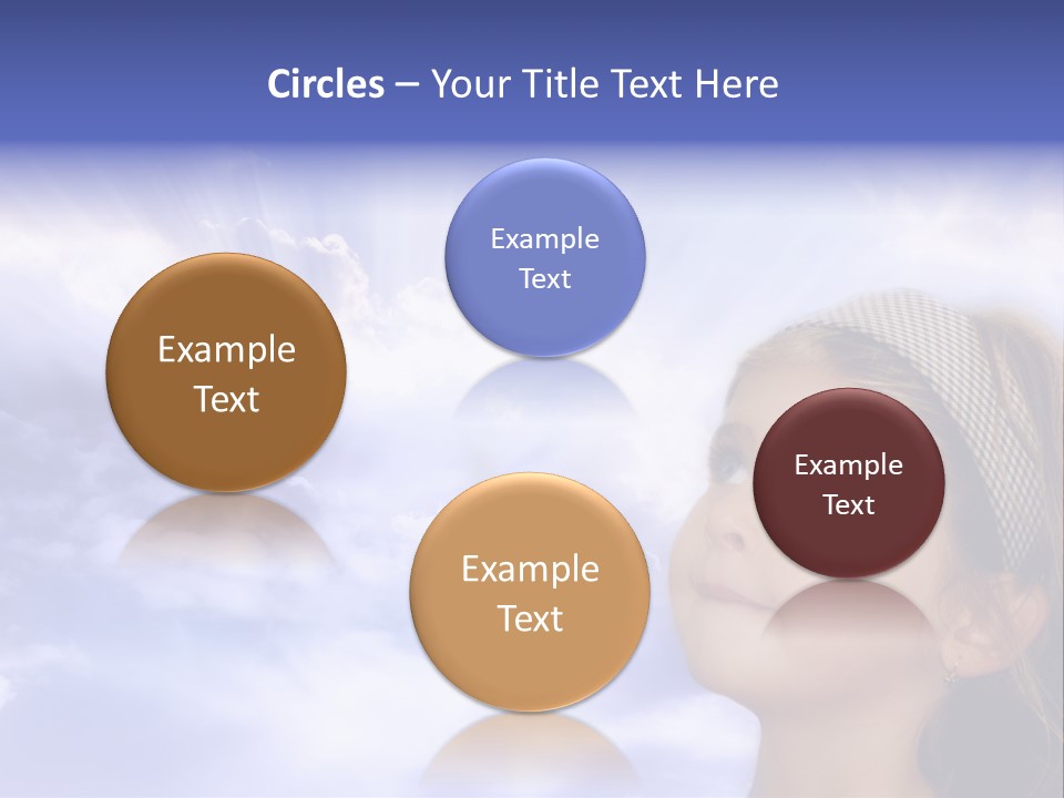 Girl Background Religion PowerPoint Template