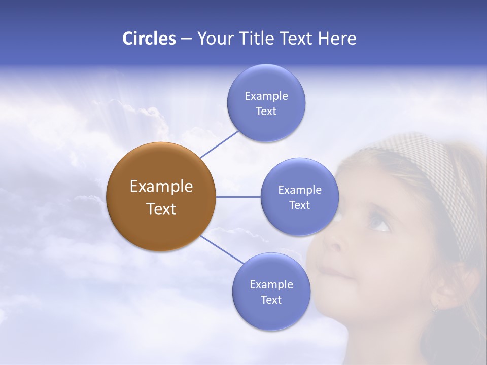 Girl Background Religion PowerPoint Template