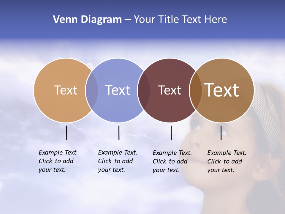 Girl Background Religion PowerPoint Template