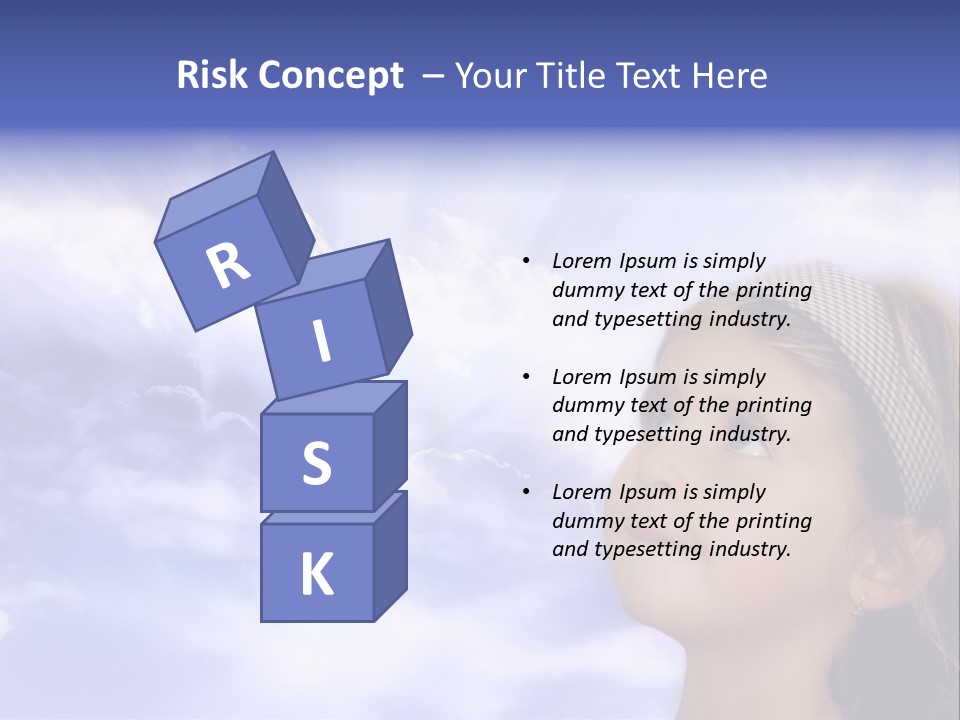 Girl Background Religion PowerPoint Template