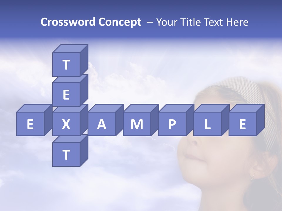 Girl Background Religion PowerPoint Template