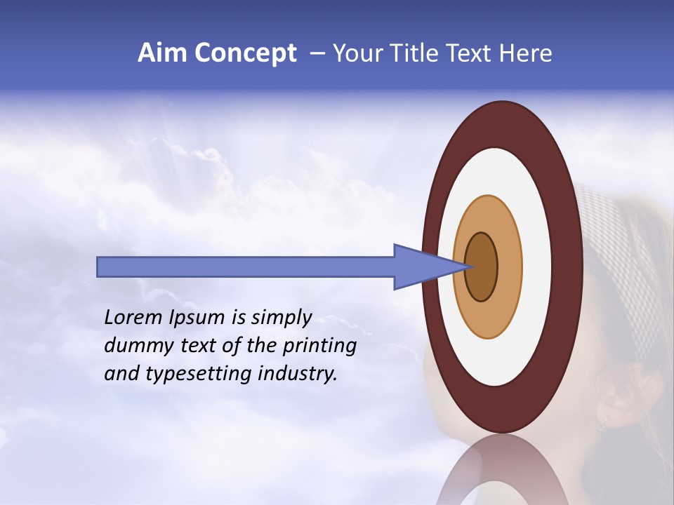 Girl Background Religion PowerPoint Template