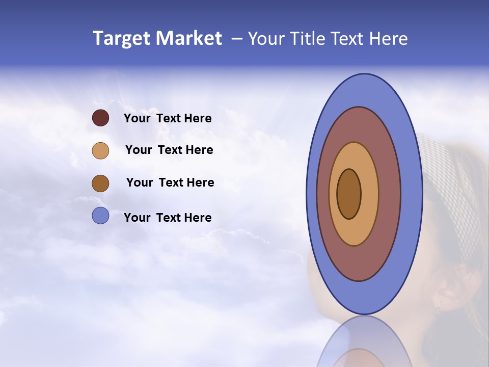 Girl Background Religion PowerPoint Template