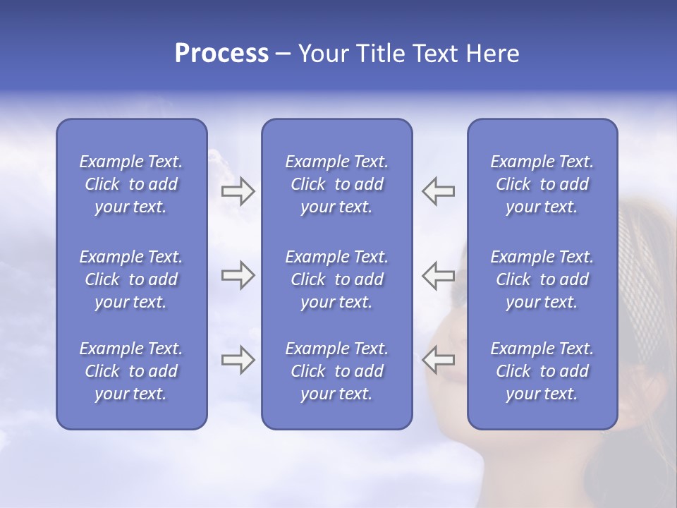 Girl Background Religion PowerPoint Template