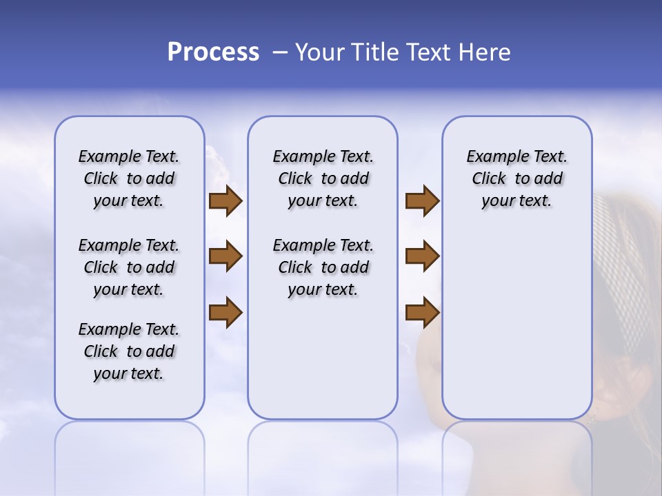 Girl Background Religion PowerPoint Template