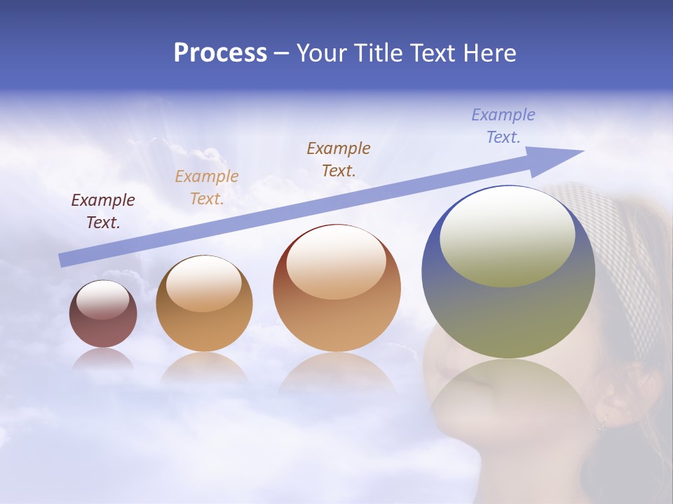 Girl Background Religion PowerPoint Template