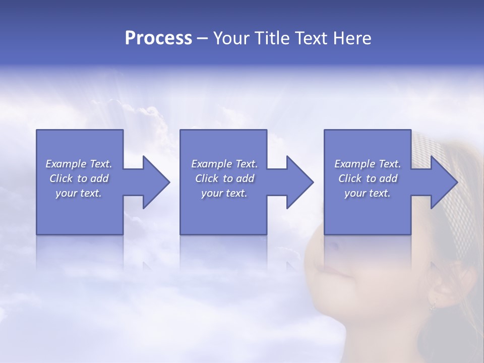 Girl Background Religion PowerPoint Template