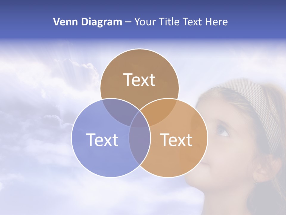 Girl Background Religion PowerPoint Template