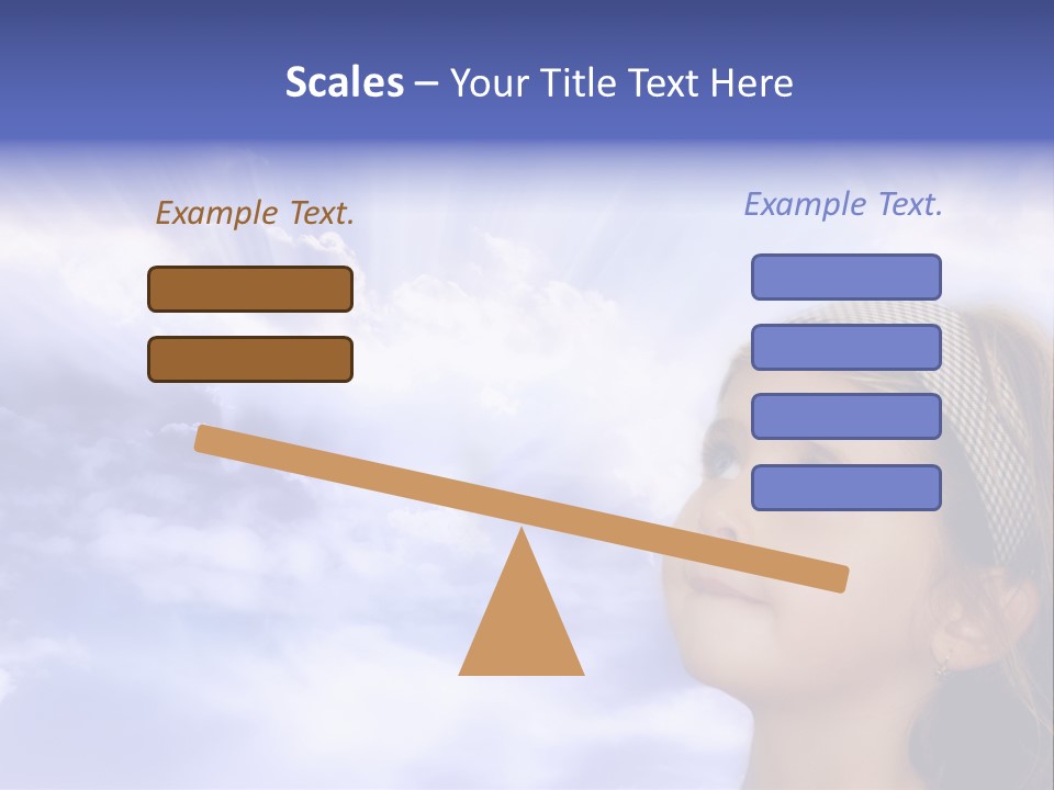 Girl Background Religion PowerPoint Template