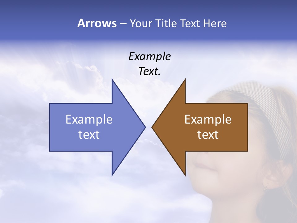 Girl Background Religion PowerPoint Template