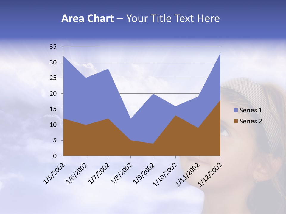 Girl Background Religion PowerPoint Template