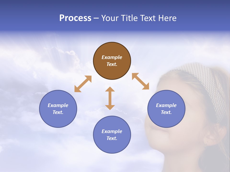 Girl Background Religion PowerPoint Template