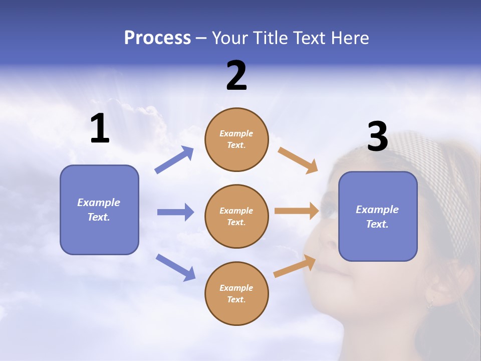 Girl Background Religion PowerPoint Template