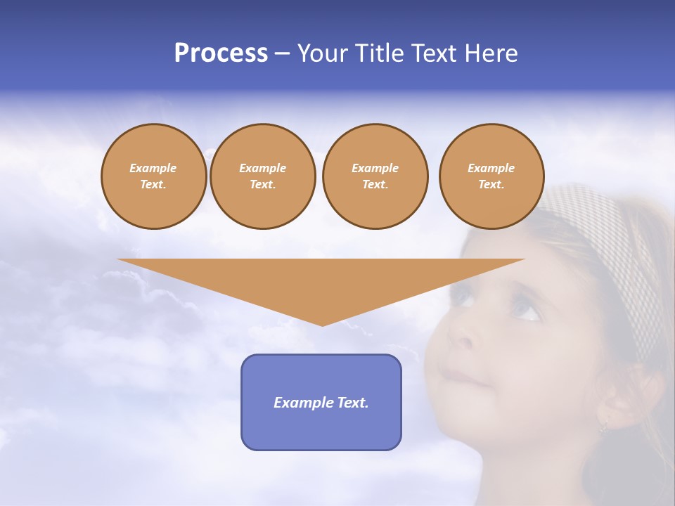 Girl Background Religion PowerPoint Template